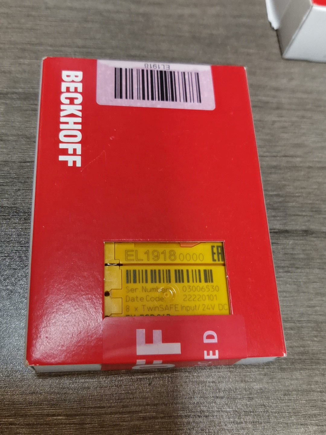 倍福模块EL1918-2200全新原装正品未拆封实物图片，有