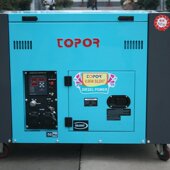 柴油发电机组加长方款 198F动力 TP12000DGFL 款 式