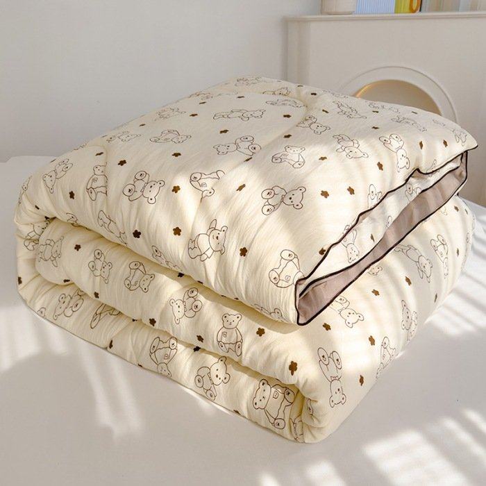 A类水洗棉大豆夏凉被母婴级被芯双层纱夏被春秋被冬被空调薄被子a,床上用品,化纤被,淘宝优惠券,粉丝福利购,淘宝优惠卷