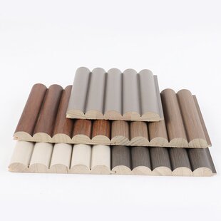 网红格栅板电视背景墙阳台吊顶材料半圆实木格栅板 免漆格栅板