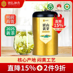 抱儿钟秀2025新茶霍山黄芽黄茶特级明前春茶220g安徽茶叶正宗原产