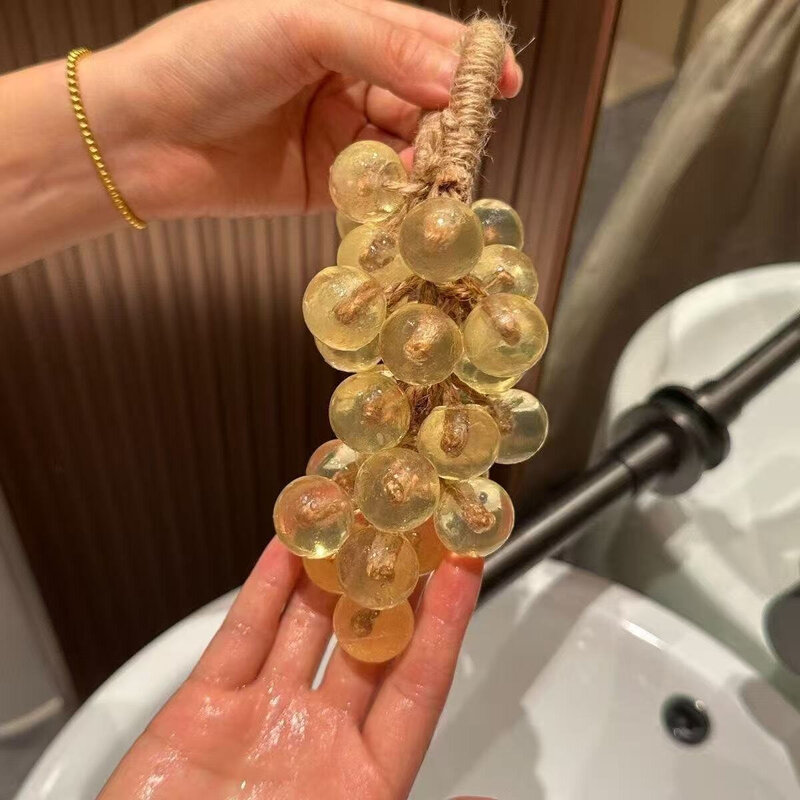 教师节香薰精油皂水晶葡萄串香皂肥皂串挂件高级礼品伴手礼礼盒