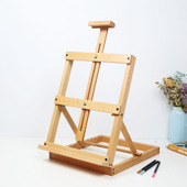 儿童油画架折叠 台式 素描工具套装 桌面画架全套初学者画板素描套装