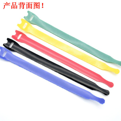 短勾魔术贴扎带收纳扎线带 理线带 束线带 绑线带 集线带13*205mm