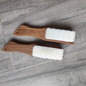 香香 清灰提亮很好用 绿檀万毛刷核桃刷清灰提亮不掉丝新款