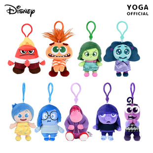 正版 头脑特工队创意毛绒公仔挂件可爱卡通情绪玩偶包挂饰萌