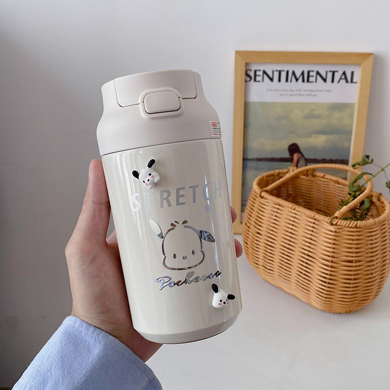 简约ins风高颜值保温杯女生随行咖啡杯学生感双饮吸管杯,餐饮具,吸管杯,淘宝优惠券,粉丝福利购,淘宝优惠卷