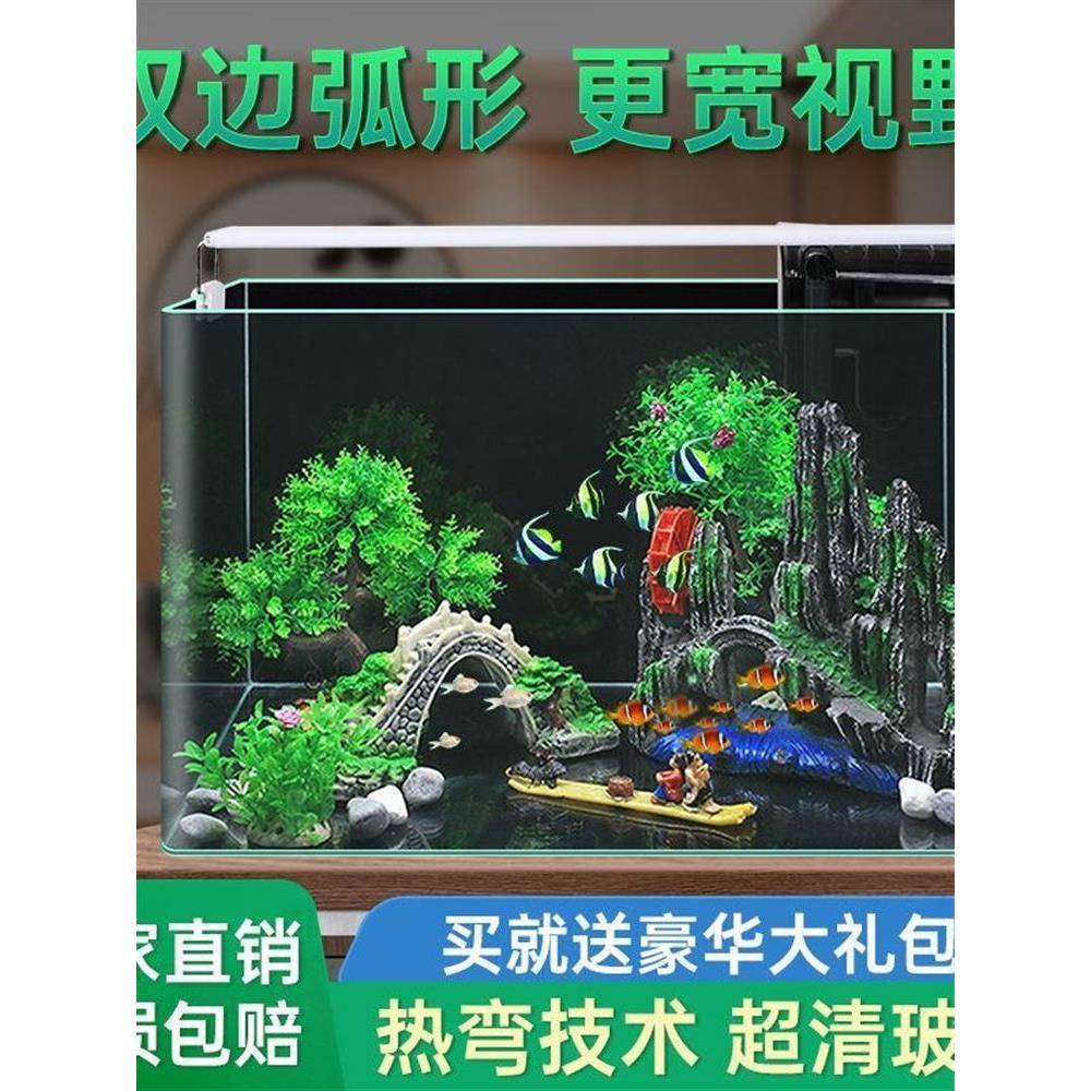 蝾螈饲养缸六角恐龙专用缸的鱼缸美西螈生态缸自循环免换水娃娃鱼