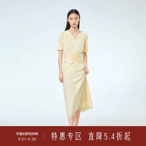 OVV法式短袖连衣裙春夏