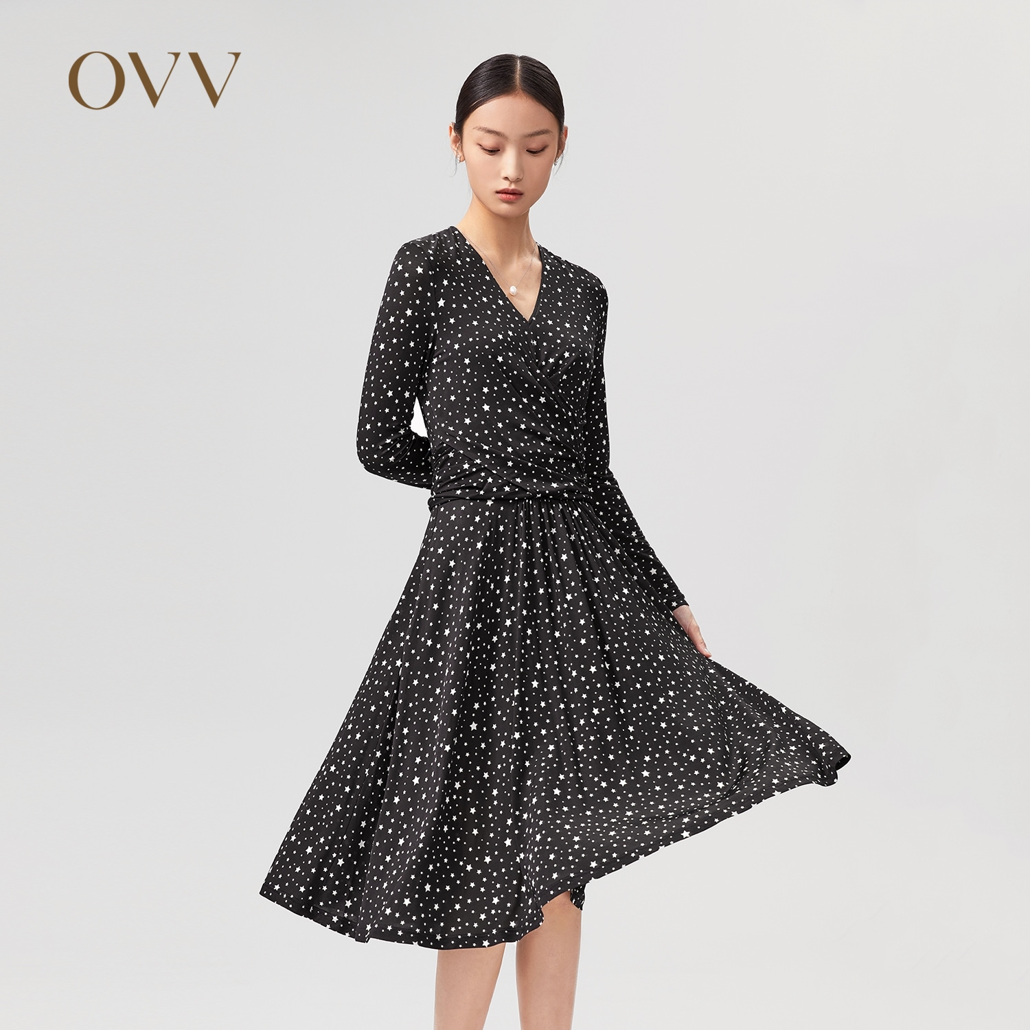 春夏新款女装弹力针织面料印花