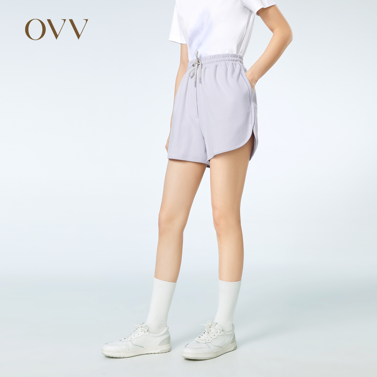 【高级运动系列】OVV春夏热卖女装时尚舒适棉质休闲短裤