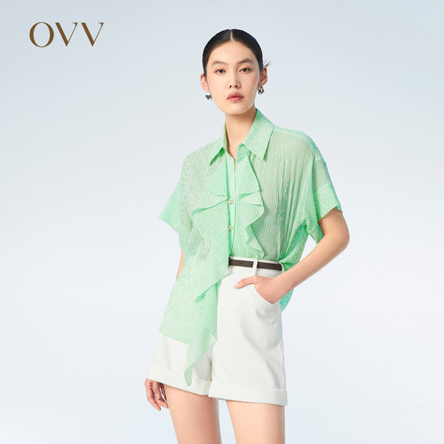 OVV复古短袖春夏桑蚕丝