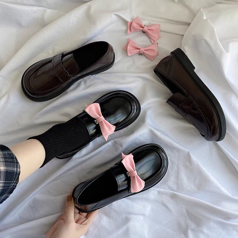 基础款正统日制校供英伦小皮鞋日系女制服鞋子大头单鞋乐福鞋女鞋