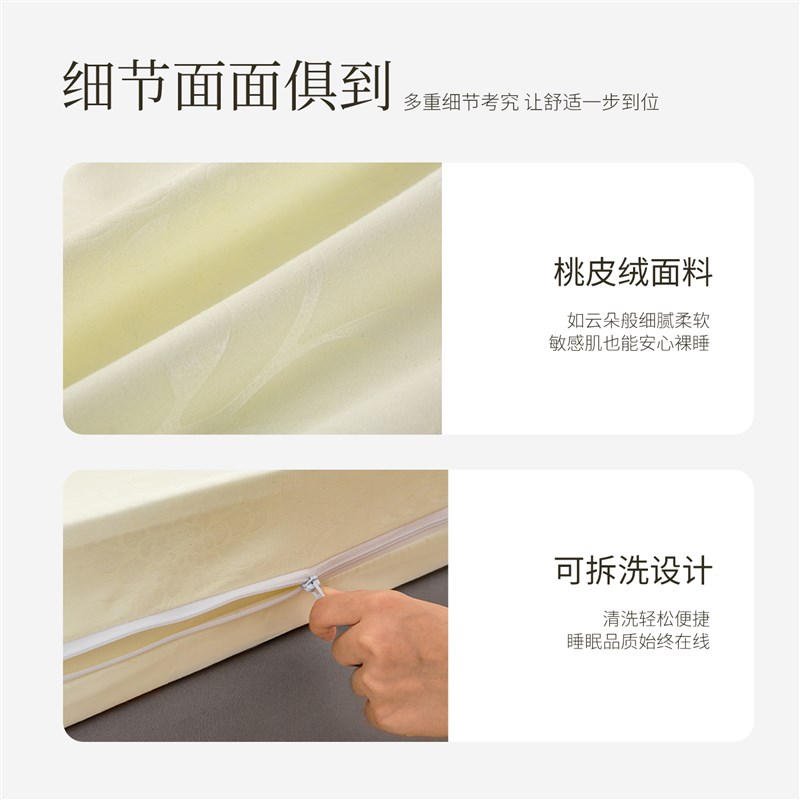 95D高密度海绵床垫家用1.8米学生宿舍单I双人1.5加厚床褥硬垫租房