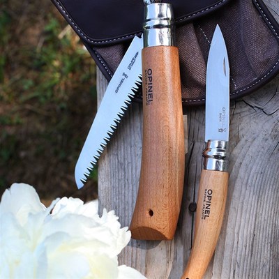 OPINEL欧皮耐尔折叠锯手工锯户外野营锯园林锯木工锯果树修枝锯子