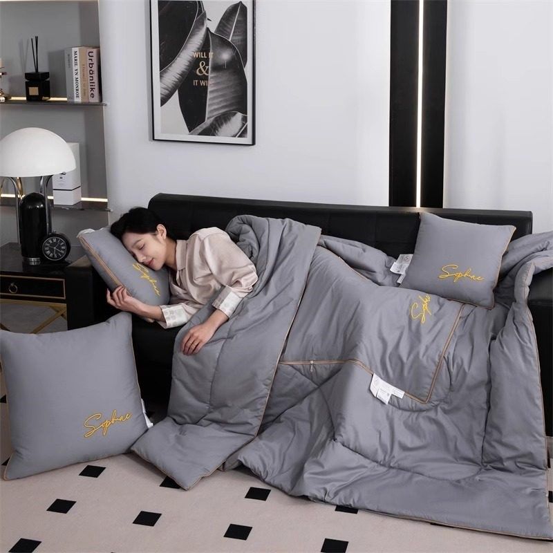 全棉 抱枕被子两用高档车载毯子二合一午睡折叠空调枕头被办公室,居家布艺,抱枕被,淘宝优惠券,粉丝福利购,淘宝优惠卷