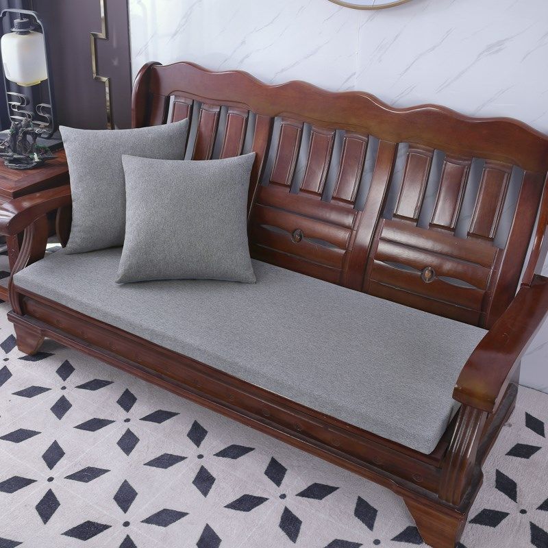加厚红木实木沙发海绵坐垫联邦椅三人长坐垫老式单人防滑拆洗通用