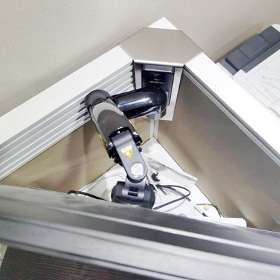 显示器支架工位万向活动增高架电脑升G降架站立办公桌屏风转角挂