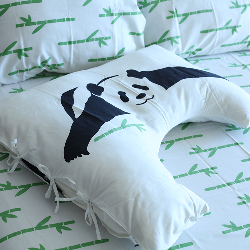 CASTLE GARDEN男朋友抱枕侧睡枕抱枕哺乳枕不对称U型枕头 多色