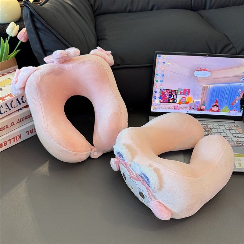 可爱粉色小羊记忆棉U型枕护颈枕办公室午睡靠枕可携式旅行U形枕头,床上用品,U型枕/便携枕,淘宝优惠券,粉丝福利购,淘宝优惠卷