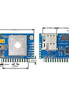 4G输入报警智能开关4路GPIO输入输出继电器小程序远程控制核心板