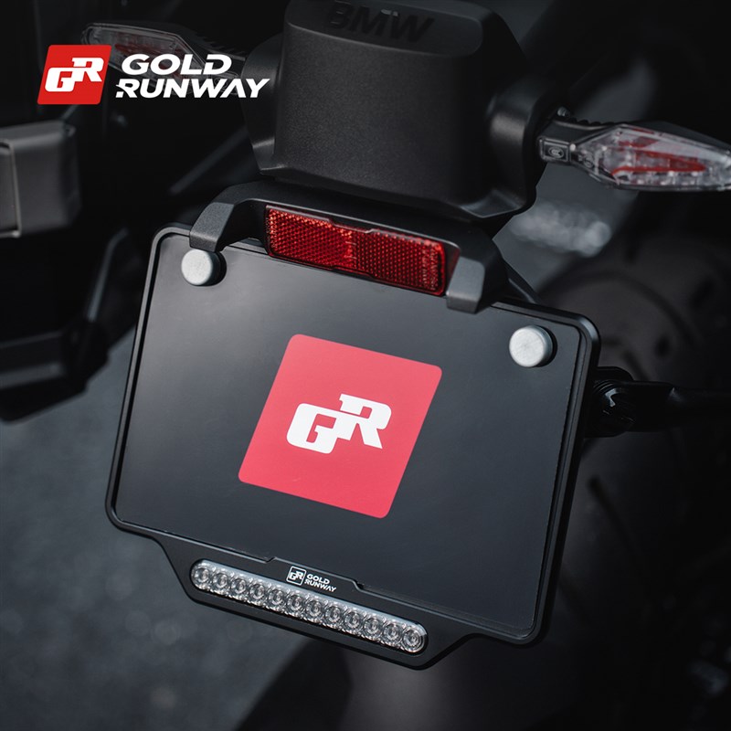 GR摩托车牌照架刹g车灯R1200 1250 1300 GS ADV S1000XR C400金翼