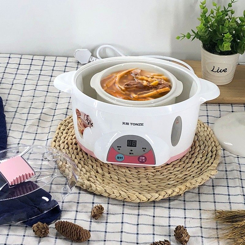 Tonze/天际 DDZ-10K隔水炖锅陶瓷燕窝炖盅bb宝宝婴儿小辅食煮粥锅,厨房电器,电炖锅/煲汤锅/电炖盅,淘宝优惠券,粉丝福利购,淘宝优惠卷