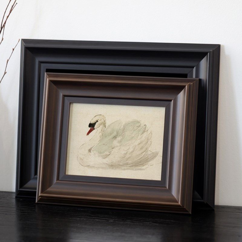 中古实木相框挂墙A3纯黑色复古画框A4素描装裱框拼图框定制大尺寸,家居饰品,相框/画框,淘宝优惠券,粉丝福利购,淘宝优惠卷