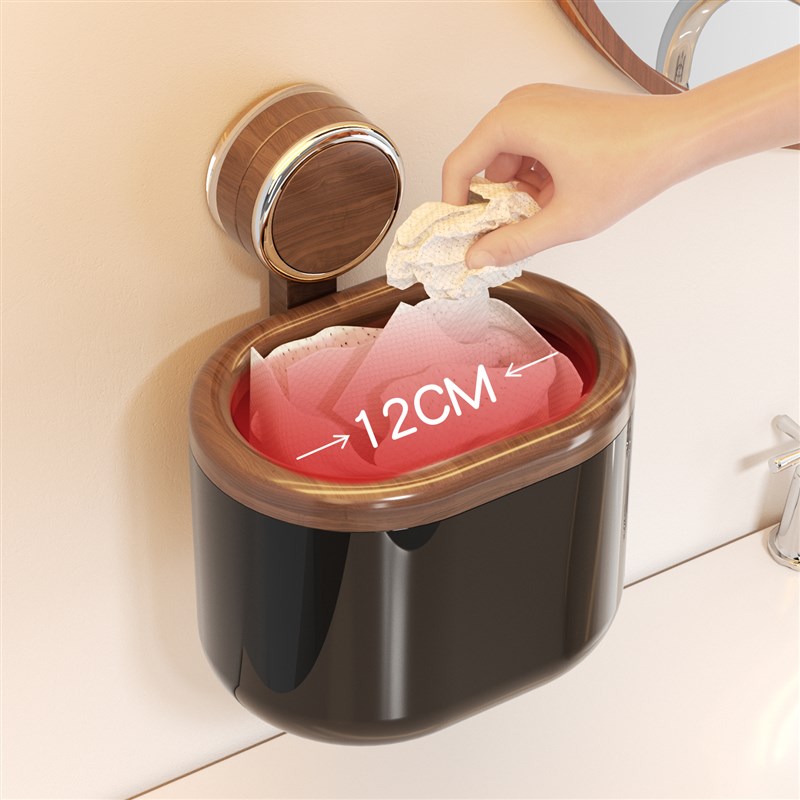 吸盘洗脸巾二次j利用收纳盒厕所卫生间壁挂式墙上废弃擦脸巾置物