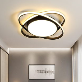 2023新款led吸顶灯卧室灯现代简约圆形客厅灯过道走廊阳台灯具