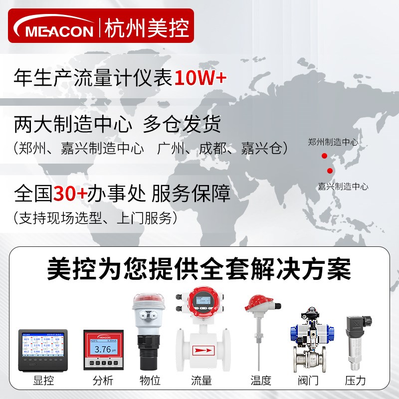 美控微型涡街d流量计DN8DN10DN15纯水小量程液体流量计不锈钢定量