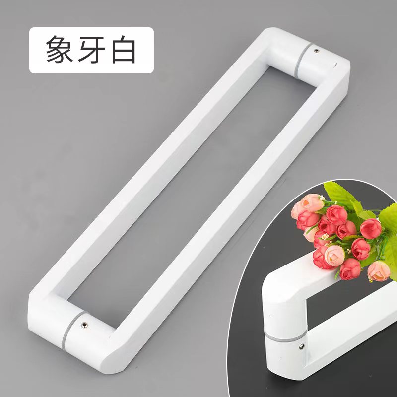 玻璃门拉手木门有框门古铜色灰色黑色玫H瑰金香槟金简约不锈钢把