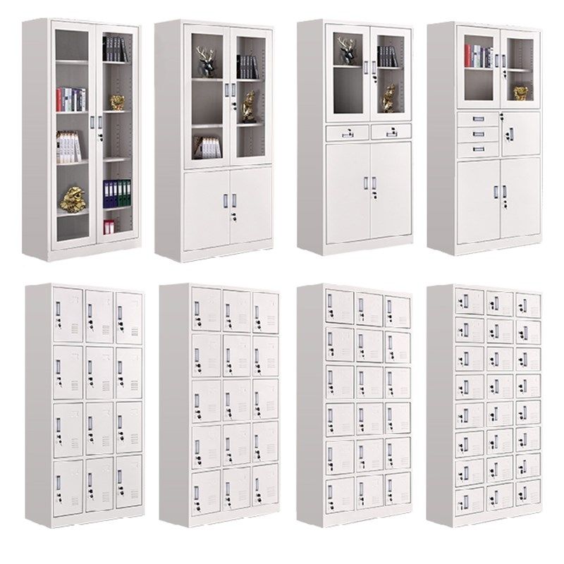 办公柜财务凭证铁皮柜文件柜现代整装带抽屉员工储物柜落地简约,商业/办公家具,文件柜,淘宝优惠券,粉丝福利购,淘宝优惠卷