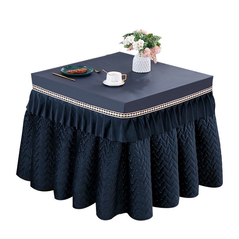 2024新款长方j形电炉罩烤火罩烤火桌子罩套火炉桌罩家用冬季炉火