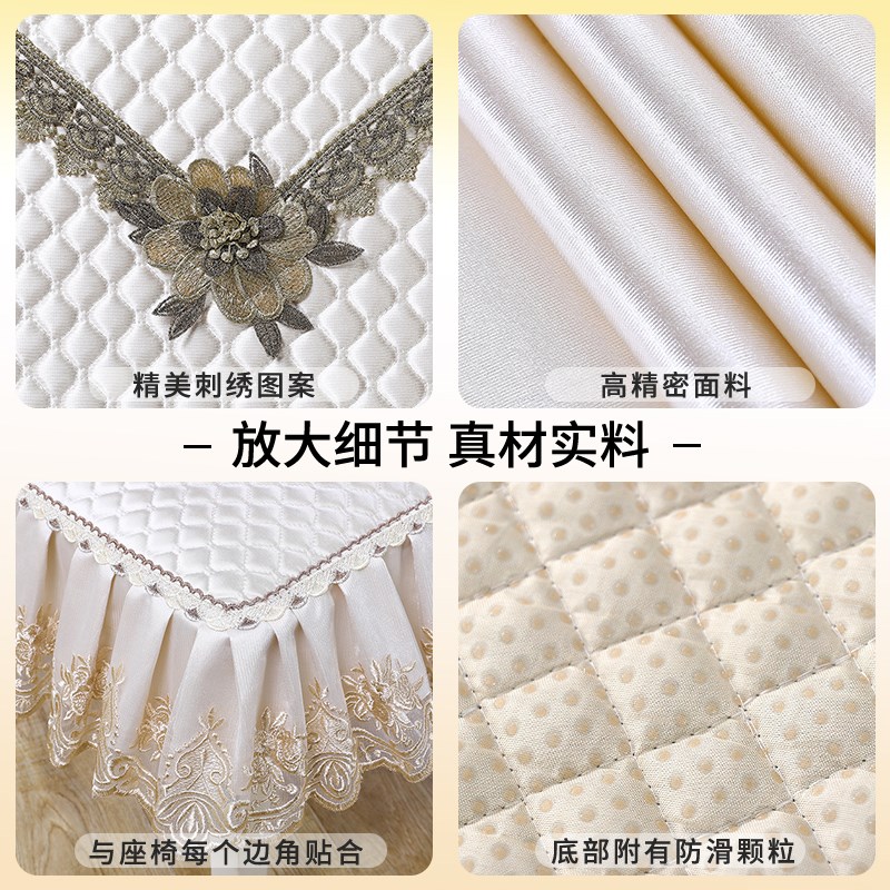 餐桌椅套罩2025新款高级感饭桌B椅子套半弧形加宽带扶手椅子保护