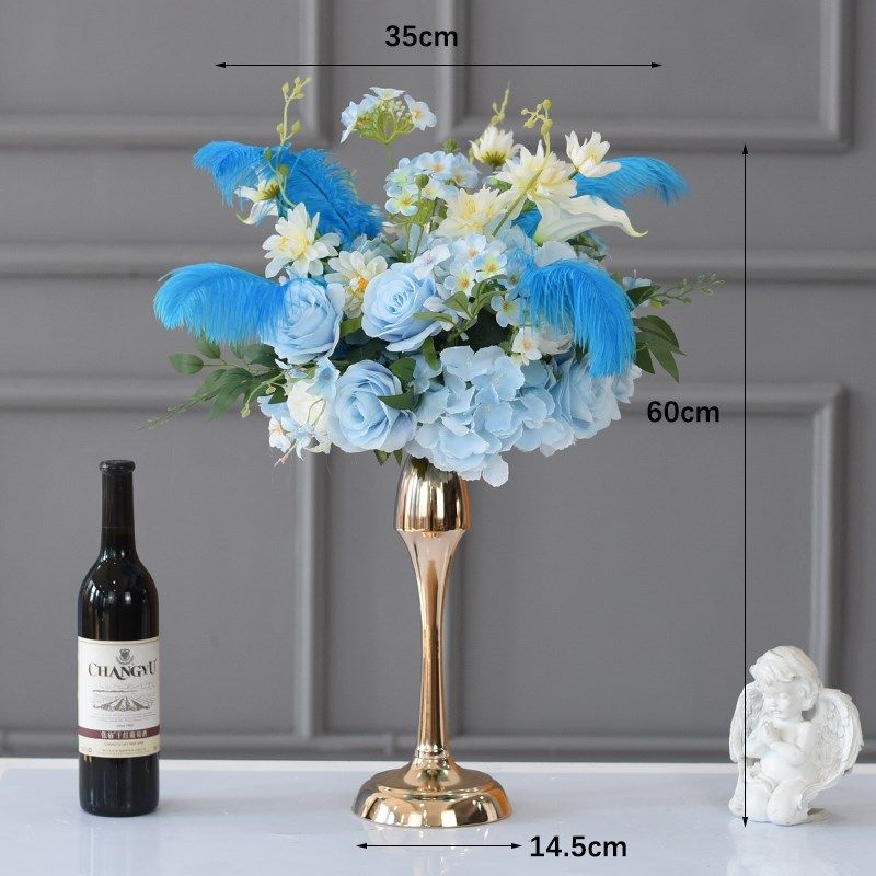 仿真花假花高档羽毛桌花摆件酒店餐厅宴会装饰酒吧ktv桌面摆台花,家居饰品,仿真花/假花,淘宝优惠券,粉丝福利购,淘宝优惠卷