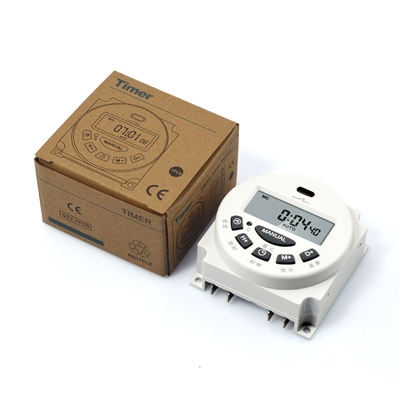 小型循环定时器 L701微电脑时控开关12V无源CN101A定时开关1.2V24