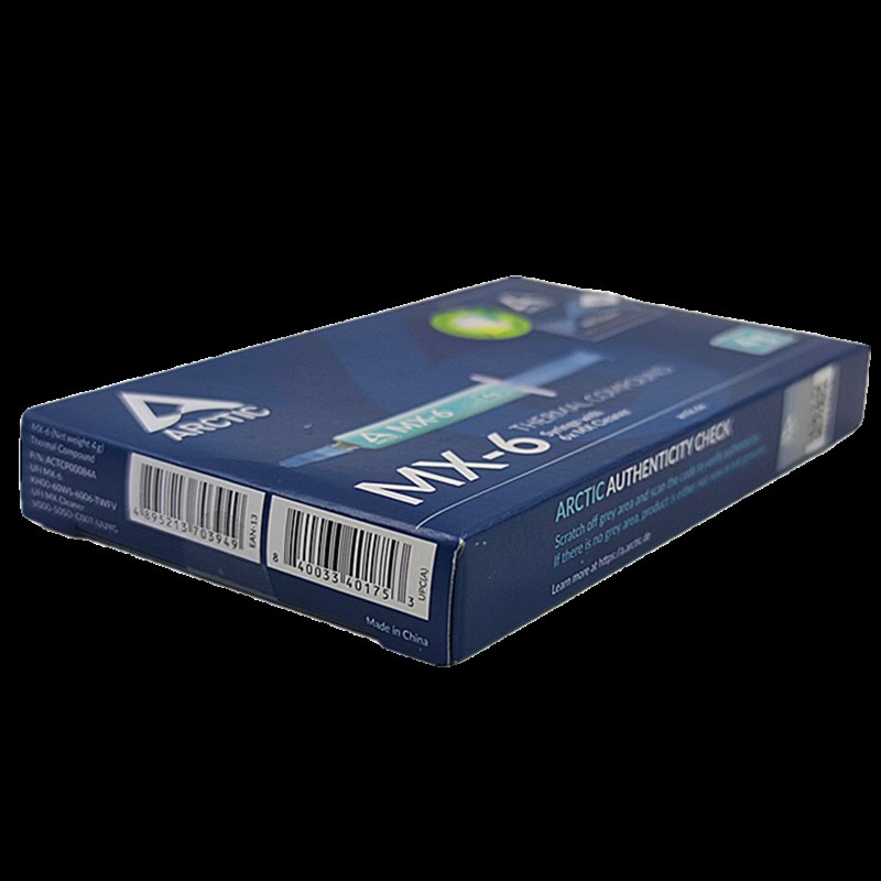 ARCTIC MX-6 4克导热硅脂含6片清洁巾电L脑笔记本CPU显卡高效散热