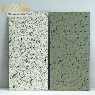 纹理雕刻彩色水磨石砖600X1200餐厅磨砂防滑地砖商场古董砖