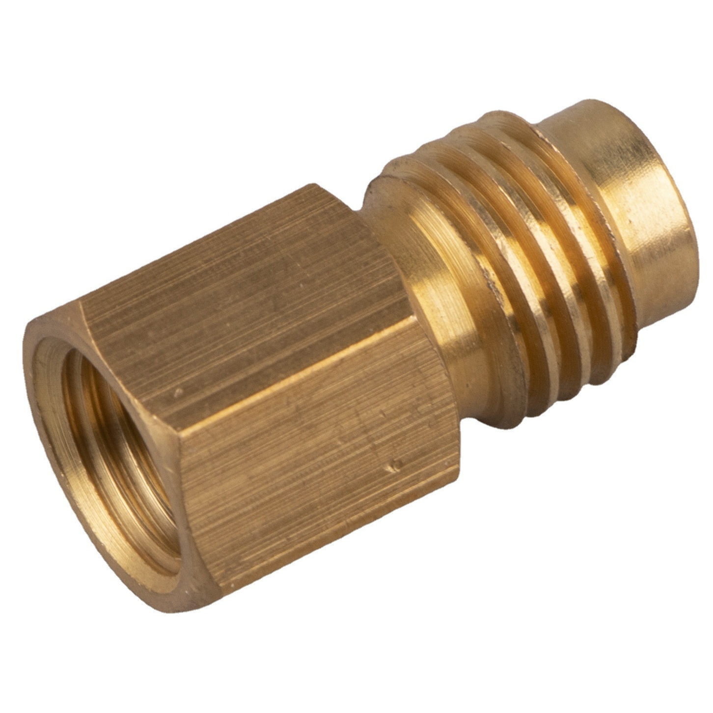 1/2ACME 1/4SAE R134a转换器 适配器 黄铜
