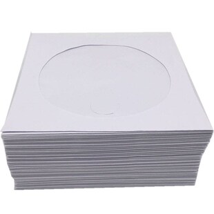 光盘纸袋光盘套光碟套CD盘袋加厚纸袋DVD白色保护套光碟片纸袋子