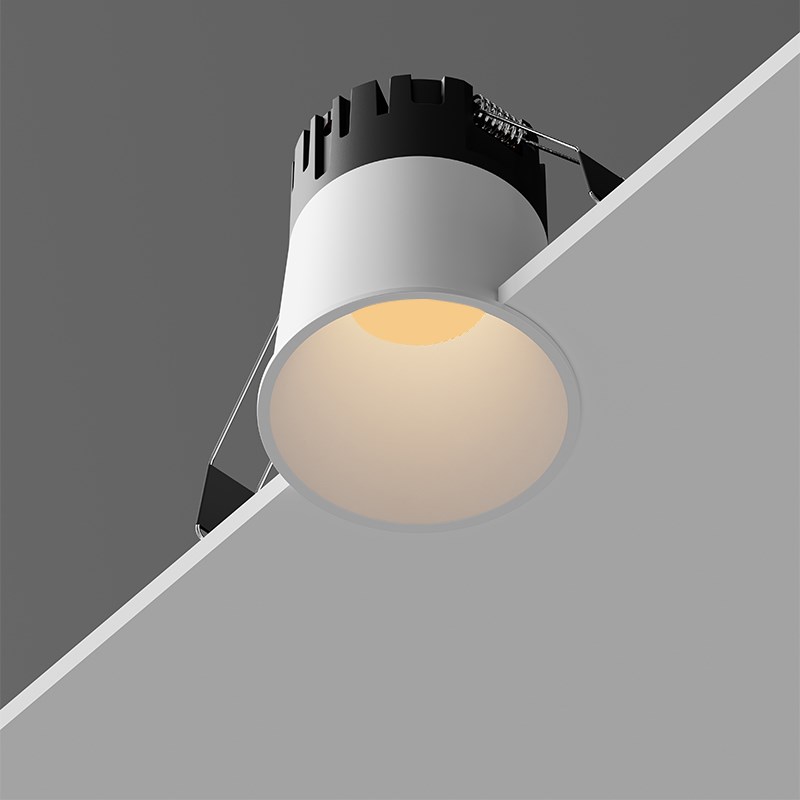 极窄边筒灯无f主灯嵌入式开孔75MM55孔灯泛光款全光谱深防眩光家