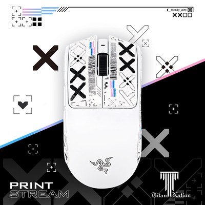 泰坦国度适用于毒蝰v3pro蜥蜴皮鼠标防滑贴蝰蛇v3pro/v2定制汗贴