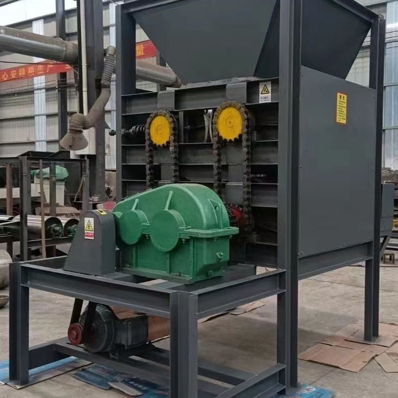 多功能塑料瓶金属饮料瓶易拉罐z压扁机两辊挤压八宝粥罐挤片压缩