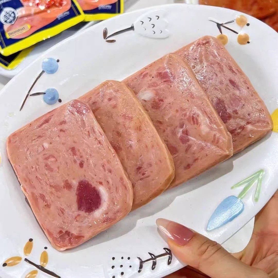 4袋肉Dare迷你黑猪午餐肉单独包装即食火腿三明治早餐火锅烧烤