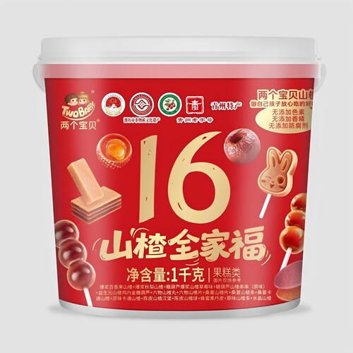 两个宝贝山楂全家福16种山楂产品酸甜好吃净含量1Kg