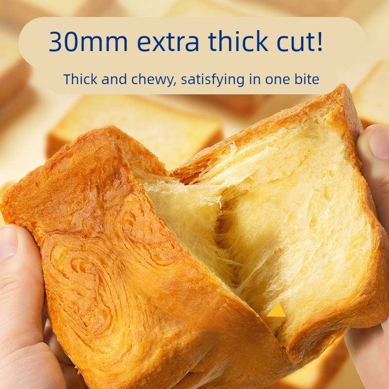 豪士黄油厚切鲜奶吐司早餐面包营养美味整箱奶香烘焙松软代餐早餐