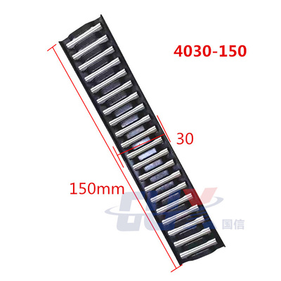 。金属长排滚针直排4mm 一字滚针加宽滚针排FT4030宽滚针导轨