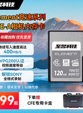 至誉科技Element系列CFexpressTypeA存储卡CFA索尼相机专用cfea卡