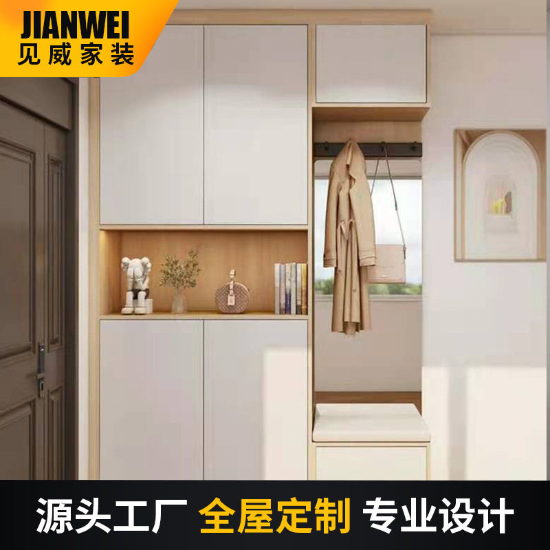 餐边柜厂家直供鞋柜储物拒多功能厅柜客厅家具鞋柜全屋制作